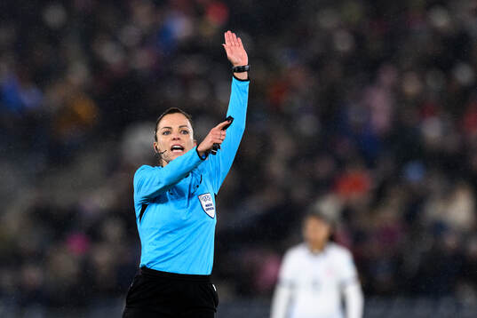 Referee Marta Huerta De Aza