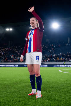 Elisabeth Terland of Norway celebrates