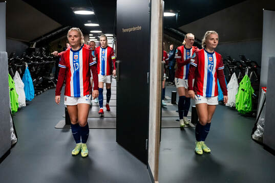 Emilie Woldvik of Norway at half-time