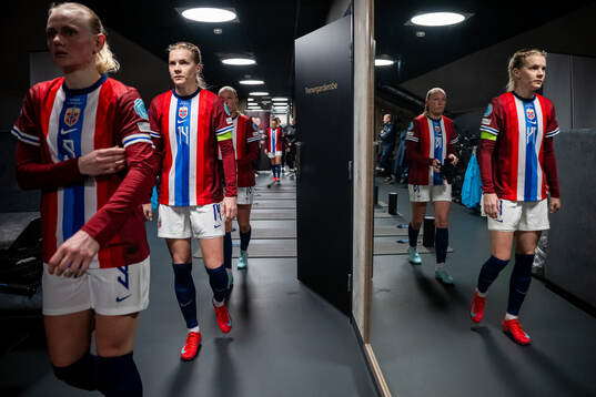 Ada Hegerberg of Norway at half-time