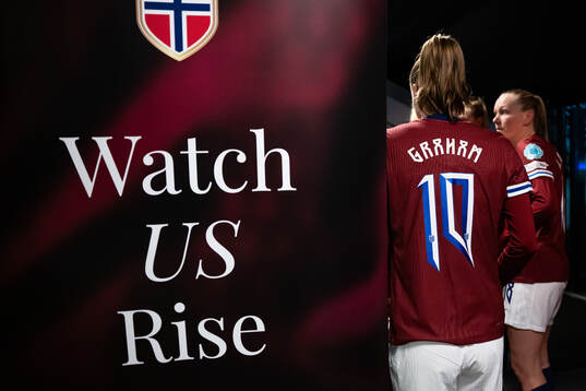 Caroline Graham Hansen of Norway at half-time