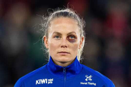 Guro Bergsvand of Norway line up