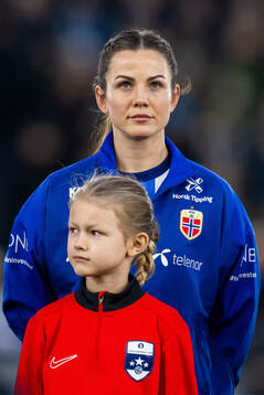 Tuva Hansen of Norway line up