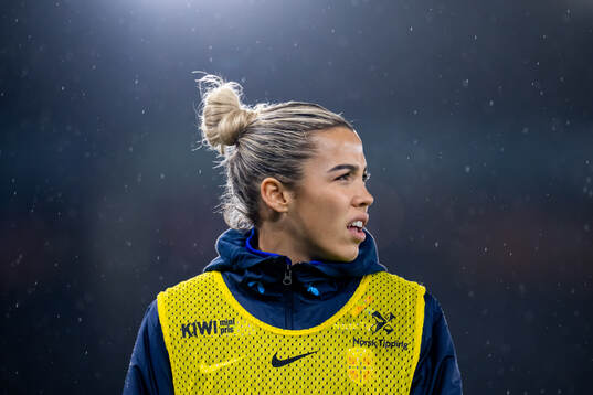 Celin Bizet Ildhusøy of Norway warms up