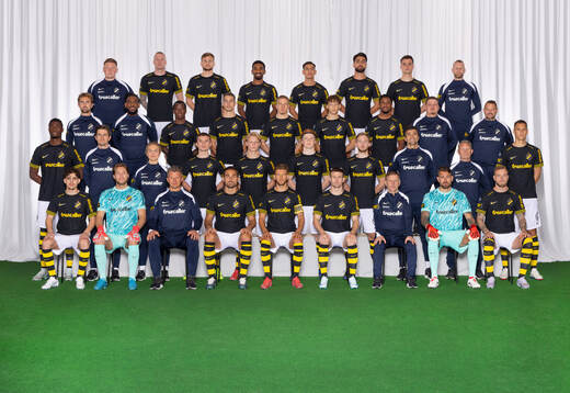 AIK poserar för en lagbild