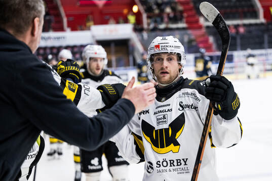Västerås Jacob Hayhurst jublar