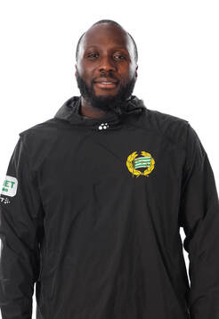 Hammarbys sportassistent Ange Desire Obrou