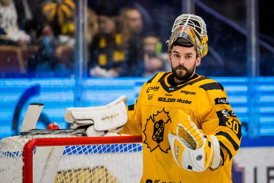 Skellefteås målvakt Gustaf Lindvall