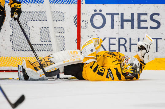 Skellefteås målvakt Gustaf Lindvall