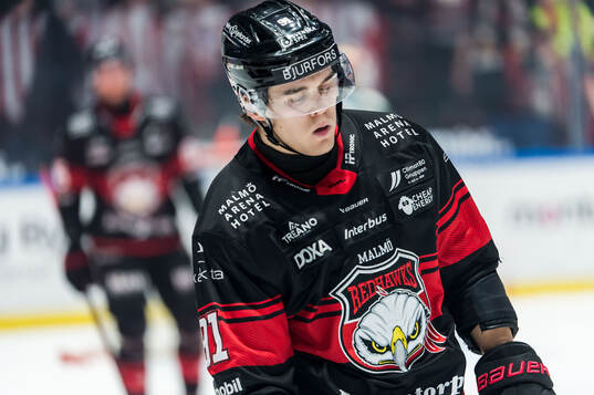 Malmö Redhawks Axel Sundberg deppar