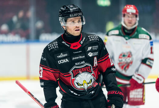Malmö Redhawks Christoffer Forsberg deppar