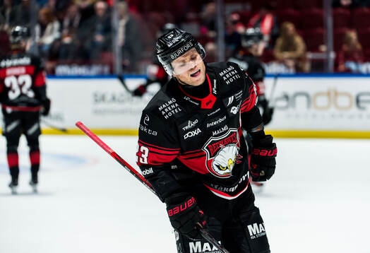 Malmö Redhawks Christoffer Forsberg deppar