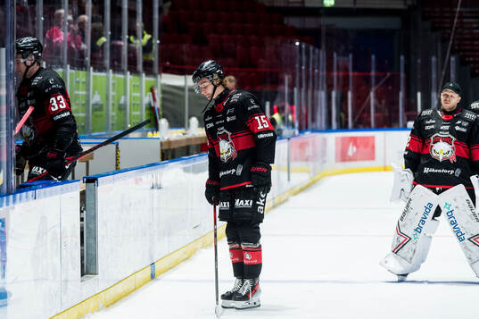 Malmö Redhawks Freddie Larsson deppar