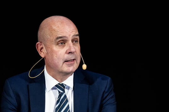 Mötesordförande Anders Strid