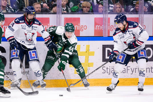 Linköpings Eddie Genborg och Linus Hultström