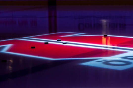 Puckar på en Örebrologo