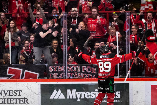 Örebros Patrik Karlkvist jublar