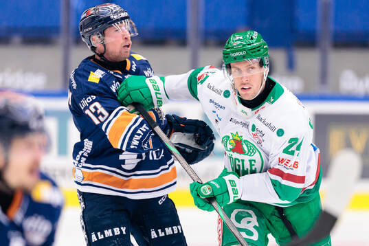 Växjös Dylan McLaughlin och Rögles Mattias Göransson