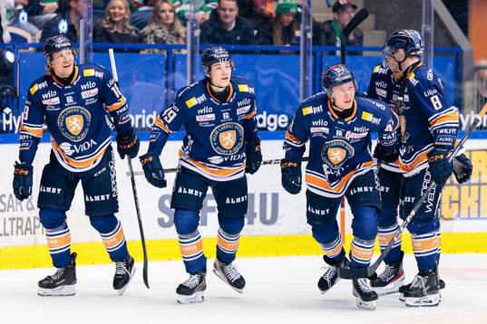 Växjös Marcus Sylvegård, Leo Sahlin Wallenius och Dennis