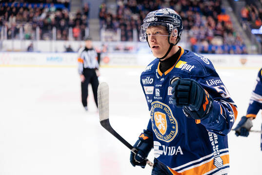 Växjös Emil Sylvegård jublar
