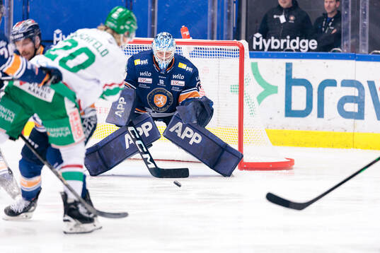 Växjös målvakt Emil Larmi