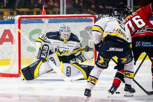 HV71s målvakt Hugo Alnefelt