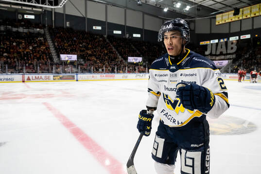 HV71s Jonathan Ang jublar