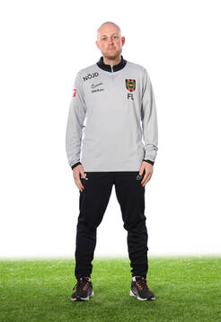 Brommapojkarnas tränare Fredrik Landén