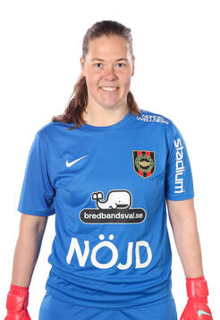 Brommapojkarnas målvakt Emilia Johansson