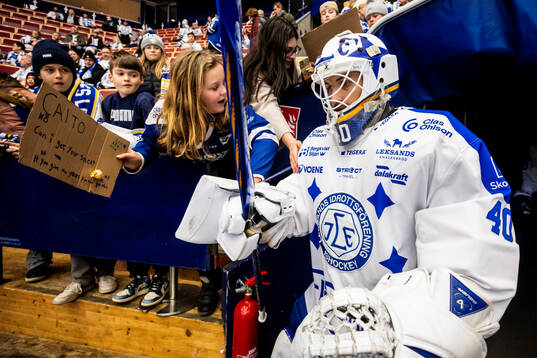 Leksands målvakt Mantas Armalis