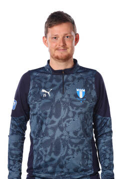 Malmö FFs analytiker James Slaughter