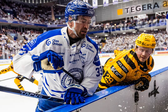 Leksands Eddie Larsson och Skellefteås Ludvig Warg