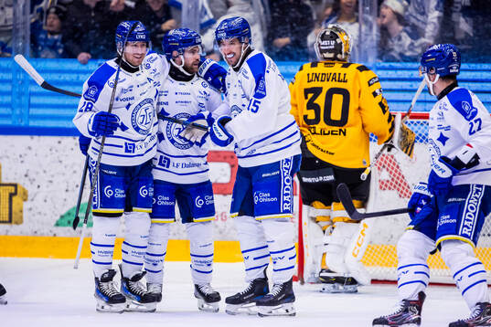 Leksands Max Veronneau jublar