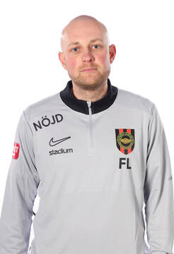 Brommapojkarnas tränare Fredrik Landén