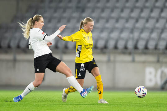 Häckens Filippa Mellingsäter och Elfsborgs Linn Sångberg