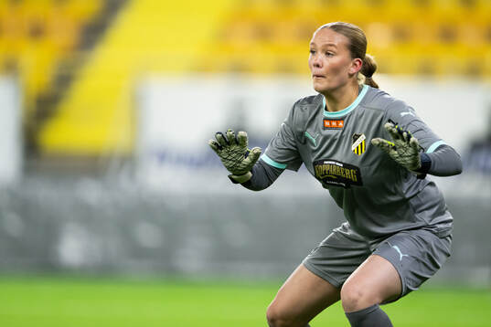 Häckens målvakt Hanna Karlsson