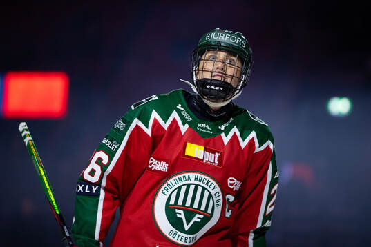 Frölundas kapten Hanna Olsson