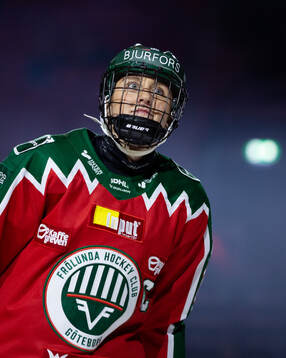 Frölundas kapten Hanna Olsson