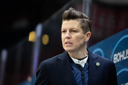 Frölundas tränare Erika Holst