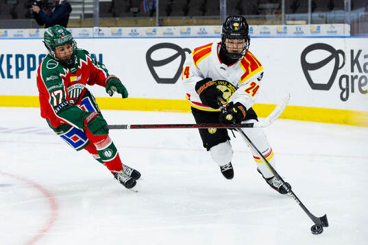 Frölundas Sofie Lundin och Brynäs Sara Cajanova