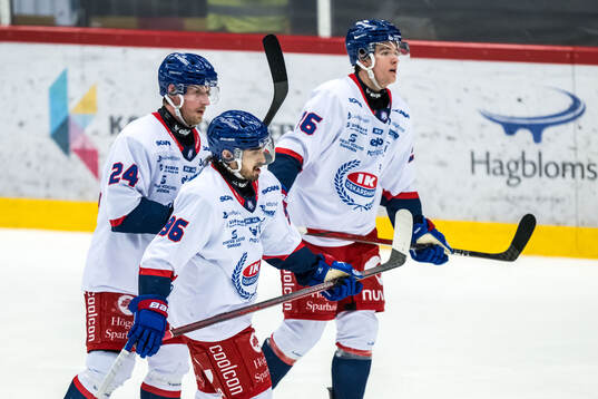 Oskarshamns Axel Wemmenborn, Kevin Karlsson och Ville