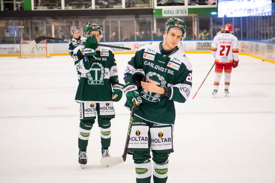 Tingsryds Helmer Styf och Joel Ratkovic-Berndtsson deppar