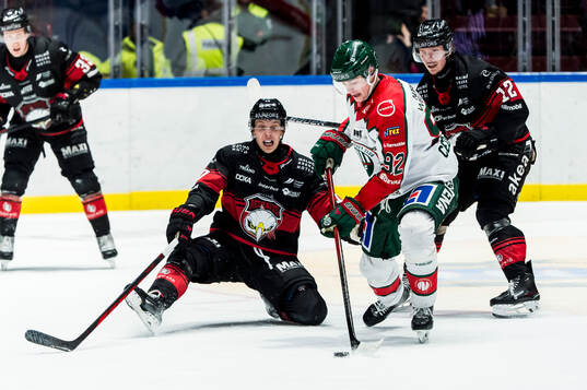 Frölundas Filip Cederqvist, Malmö Redhawks William von