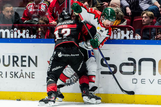 Malmö Redhawks Linus Öberg och Frölundas Henrik