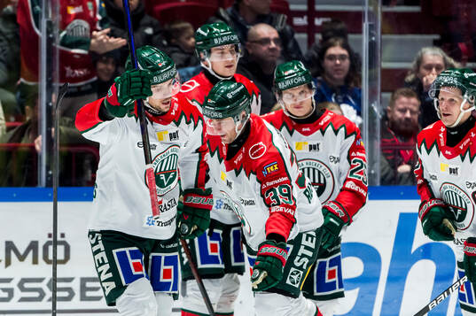 Frölundas Henrik Tömmernes jublar