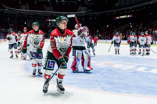 Frölundas Max Friberg jublar