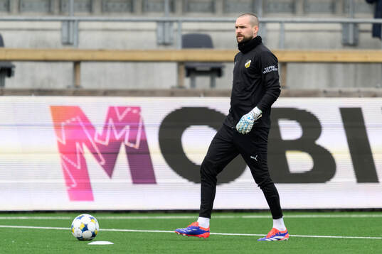 Häckens målvakt Oscar Jansson