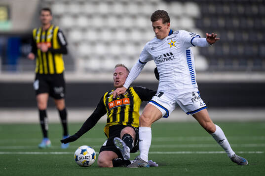 Häckens Mikkel Rygaard Jensen och Sirius Marcus Lindberg