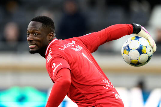 Sirius målvakt Ismael Diawara
