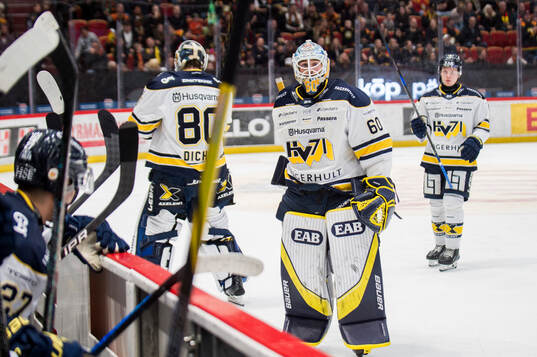 HV71s målvakt Hugo Alnefelt byts ut och målvakt Frederik